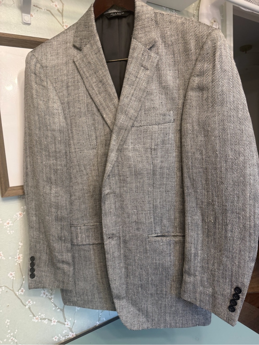 Jos. A. Bank Gray Herringbone Sport Coat